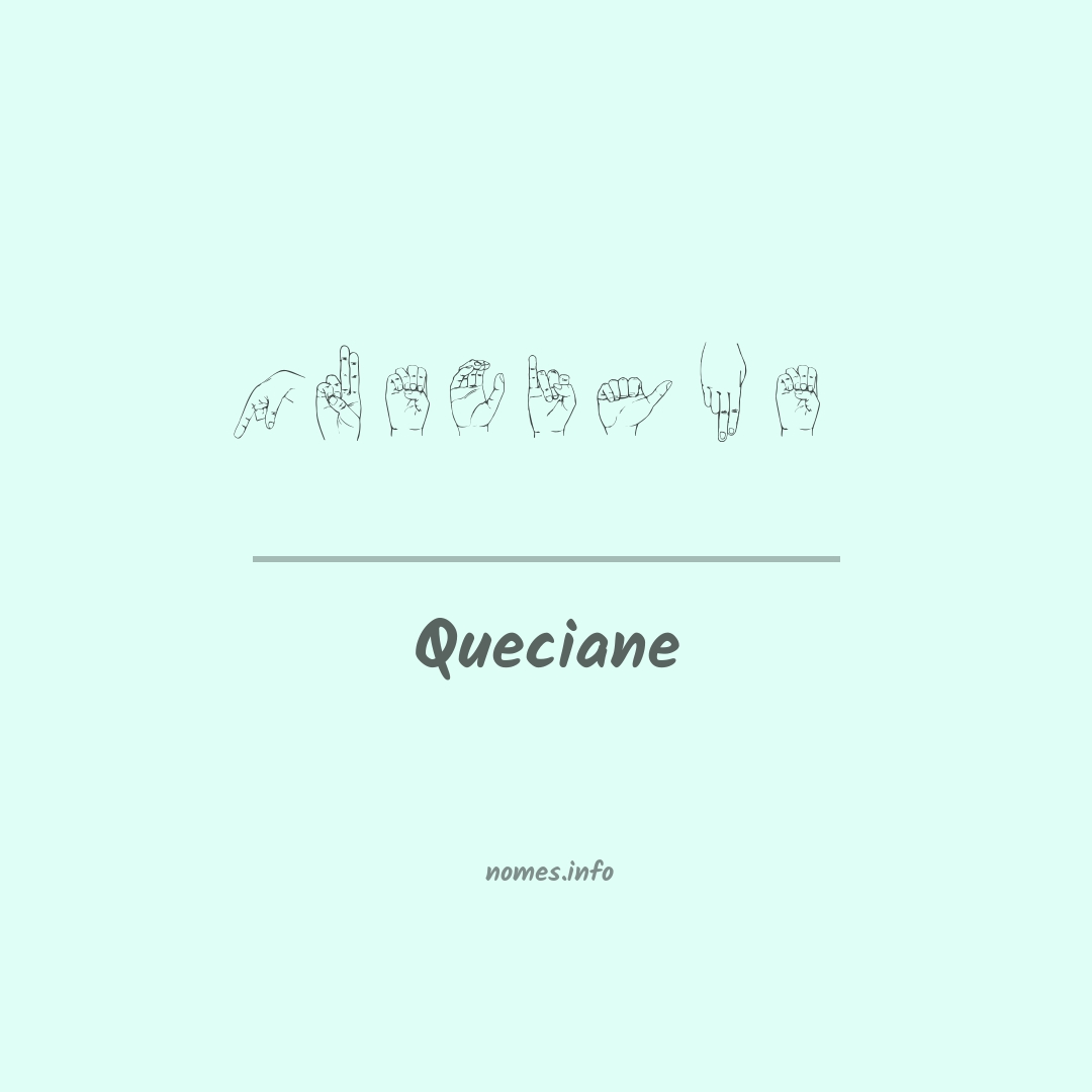 Queciane em Libras