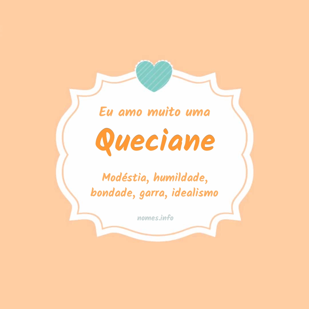 Eu amo muito Queciane