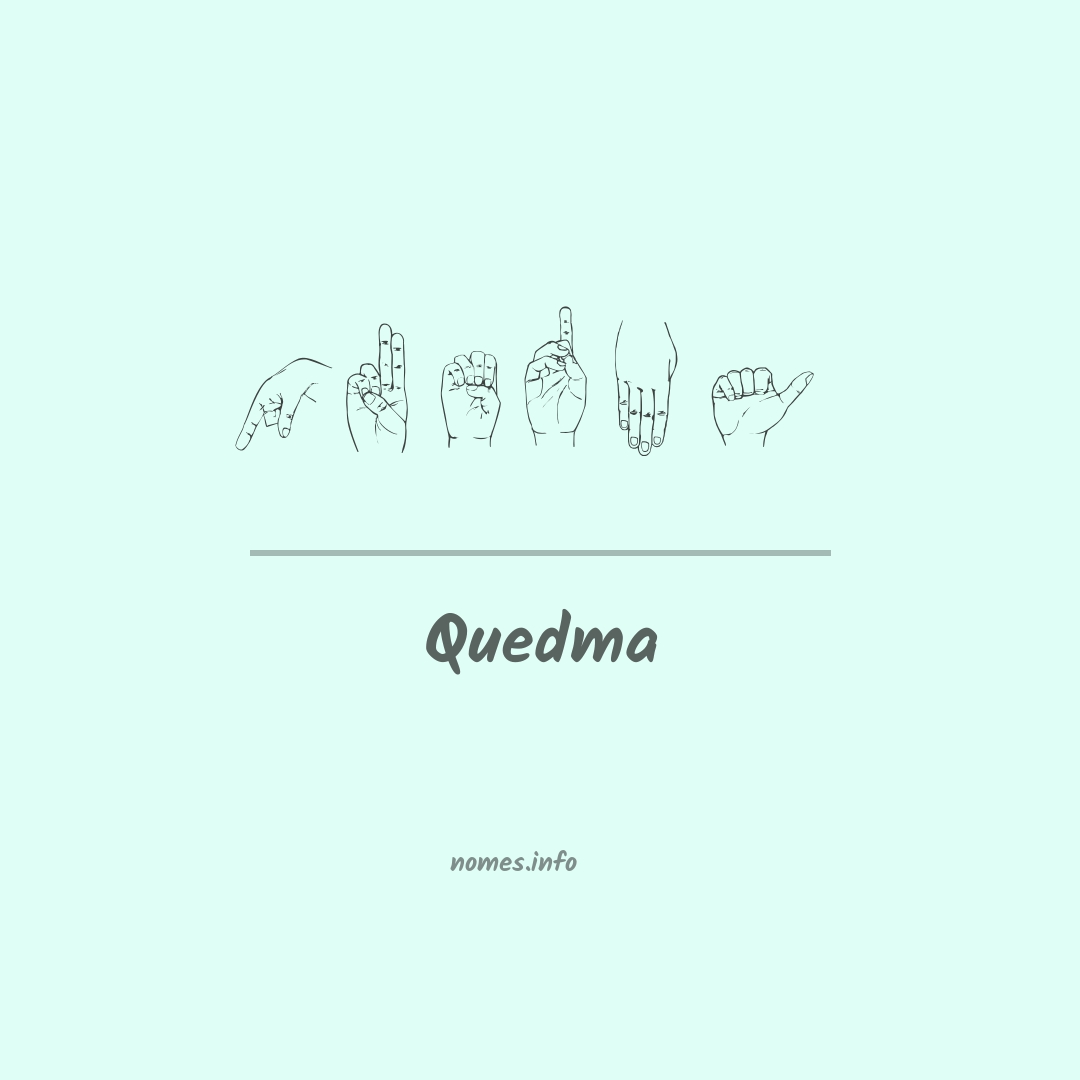 Quedma em Libras