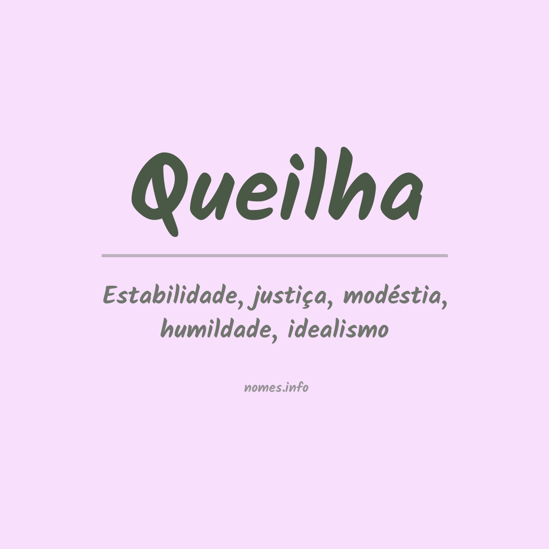 Significado do nome Queilha