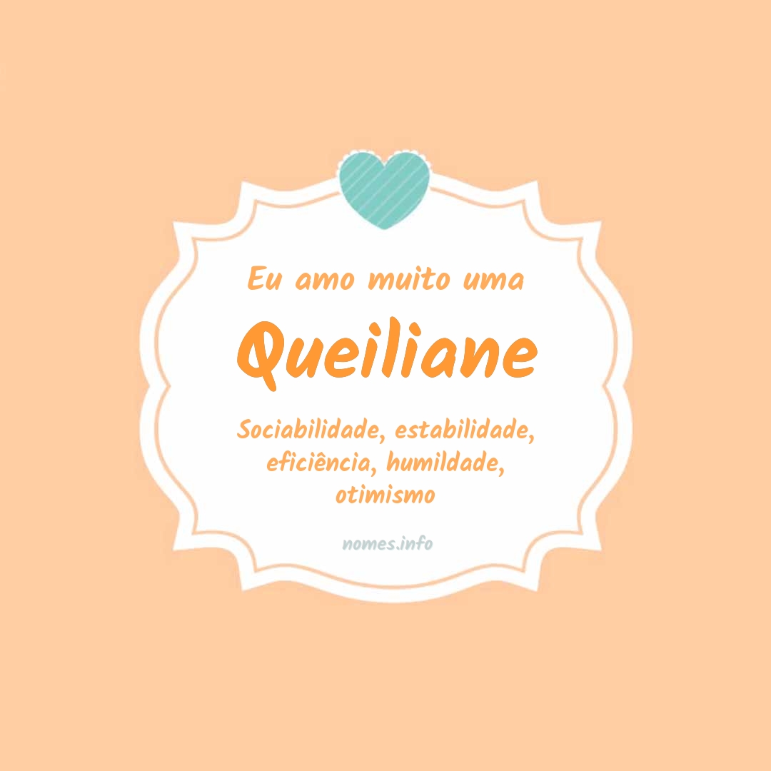 Eu amo muito Queiliane