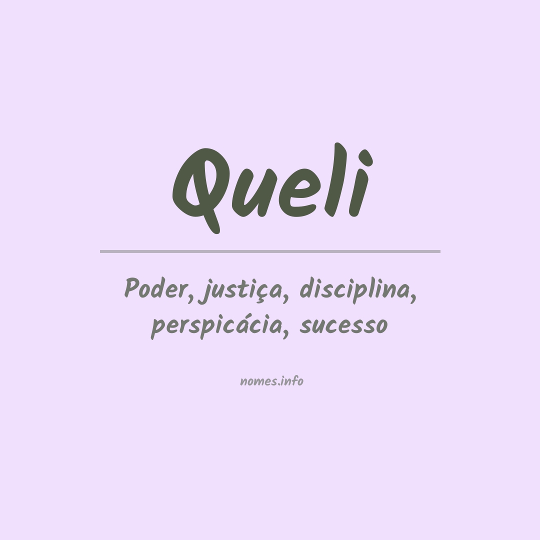 Significado do nome Queli