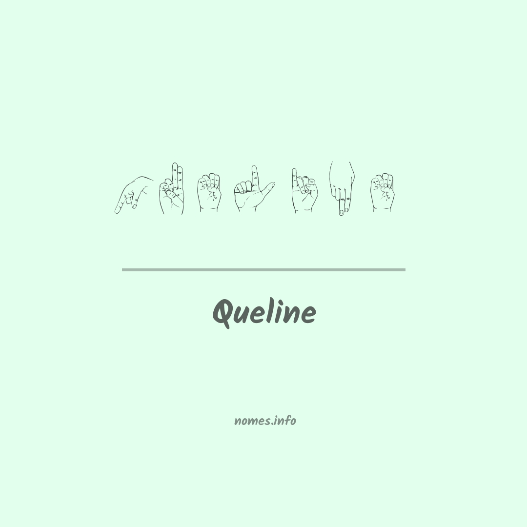 Queline em Libras