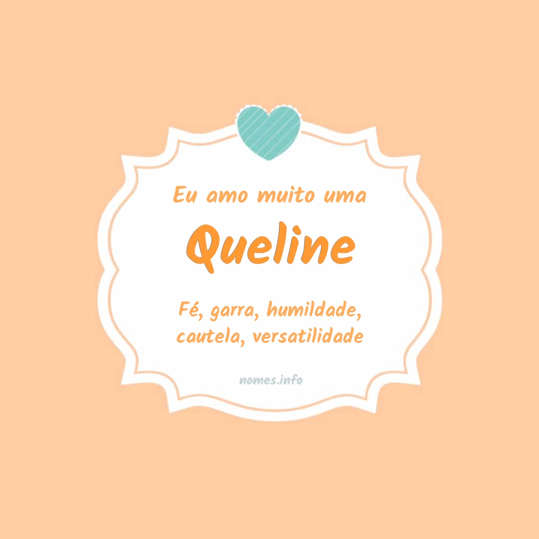 Eu amo muito Queline
