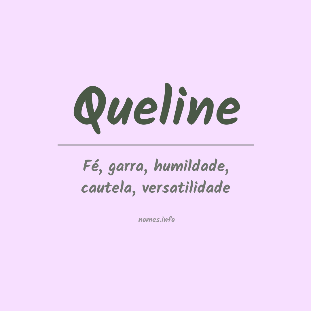 Significado do nome Queline