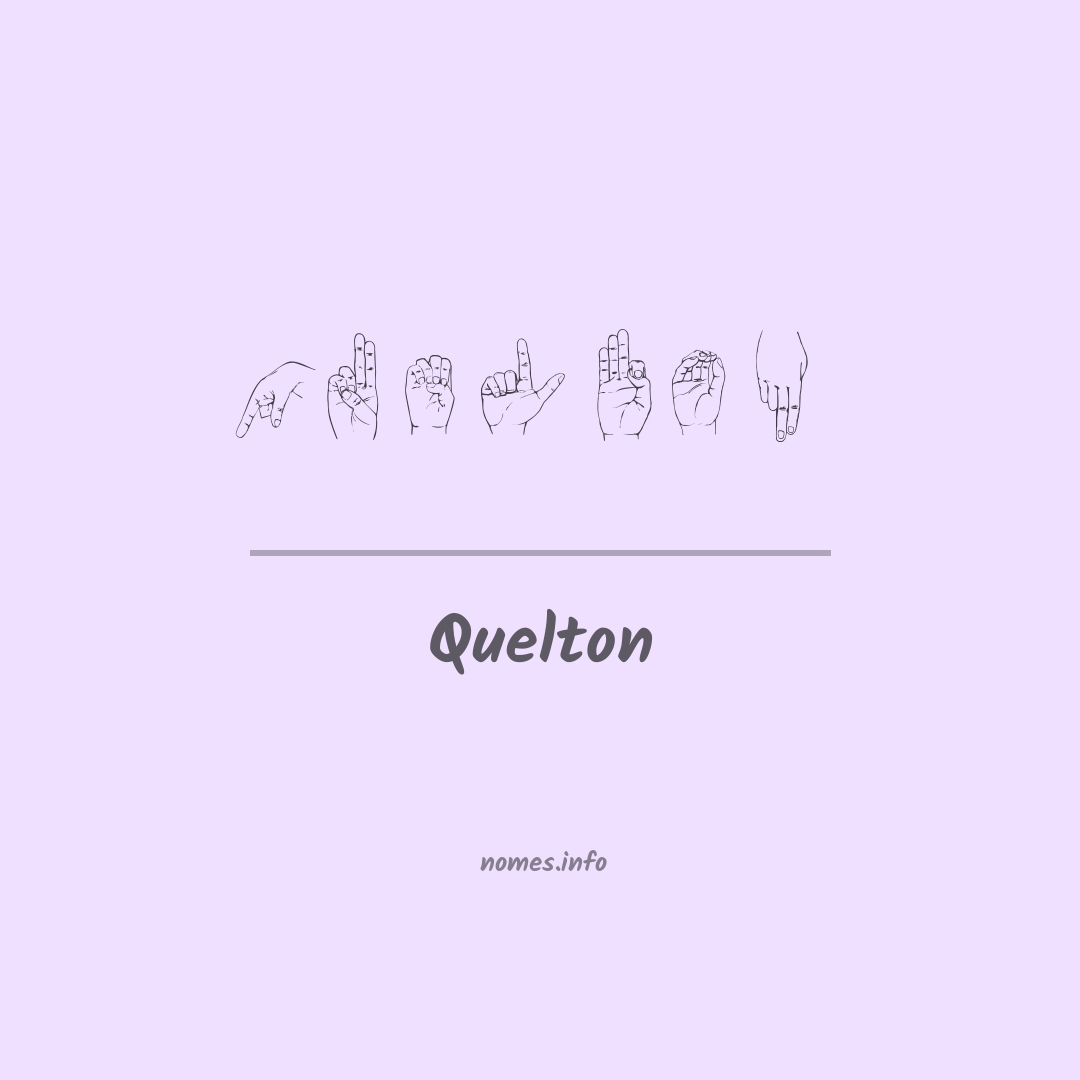 Quelton em Libras