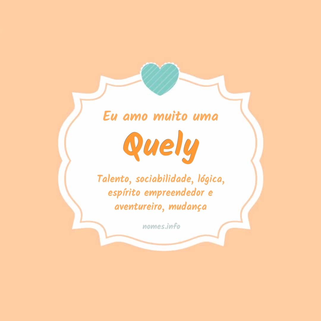 Eu amo muito Quely