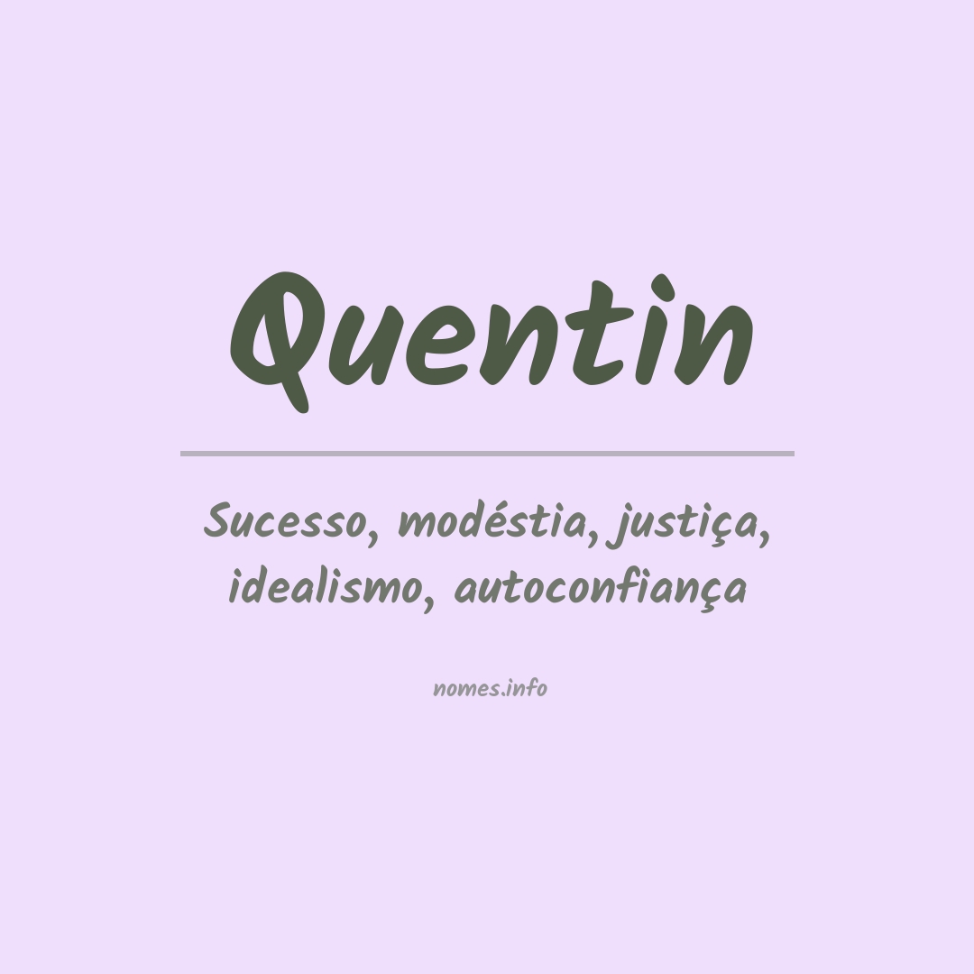 Significado do nome Quentin