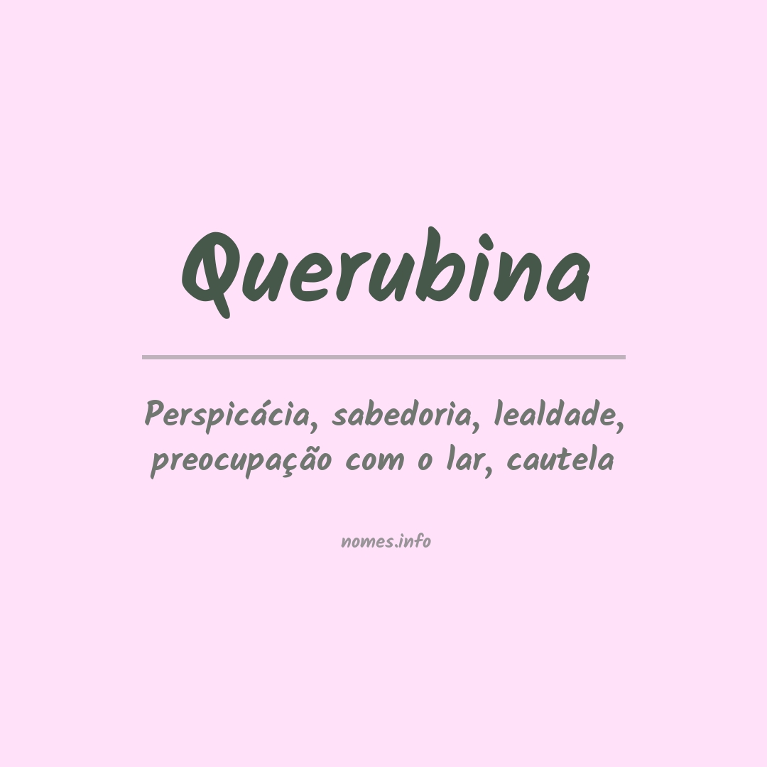 Significado do nome Querubina