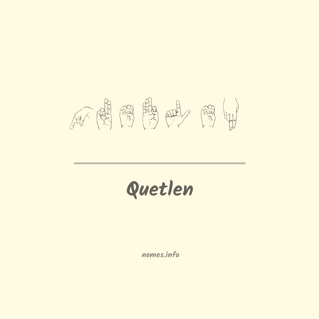 Quetlen em Libras