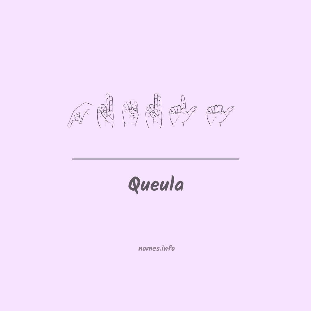 Queula em Libras