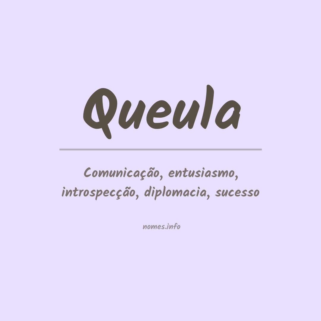 Significado do nome Queula
