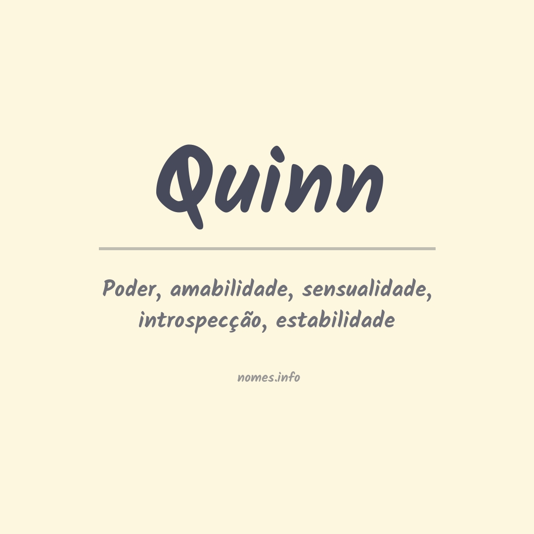 Significado do nome Quinn