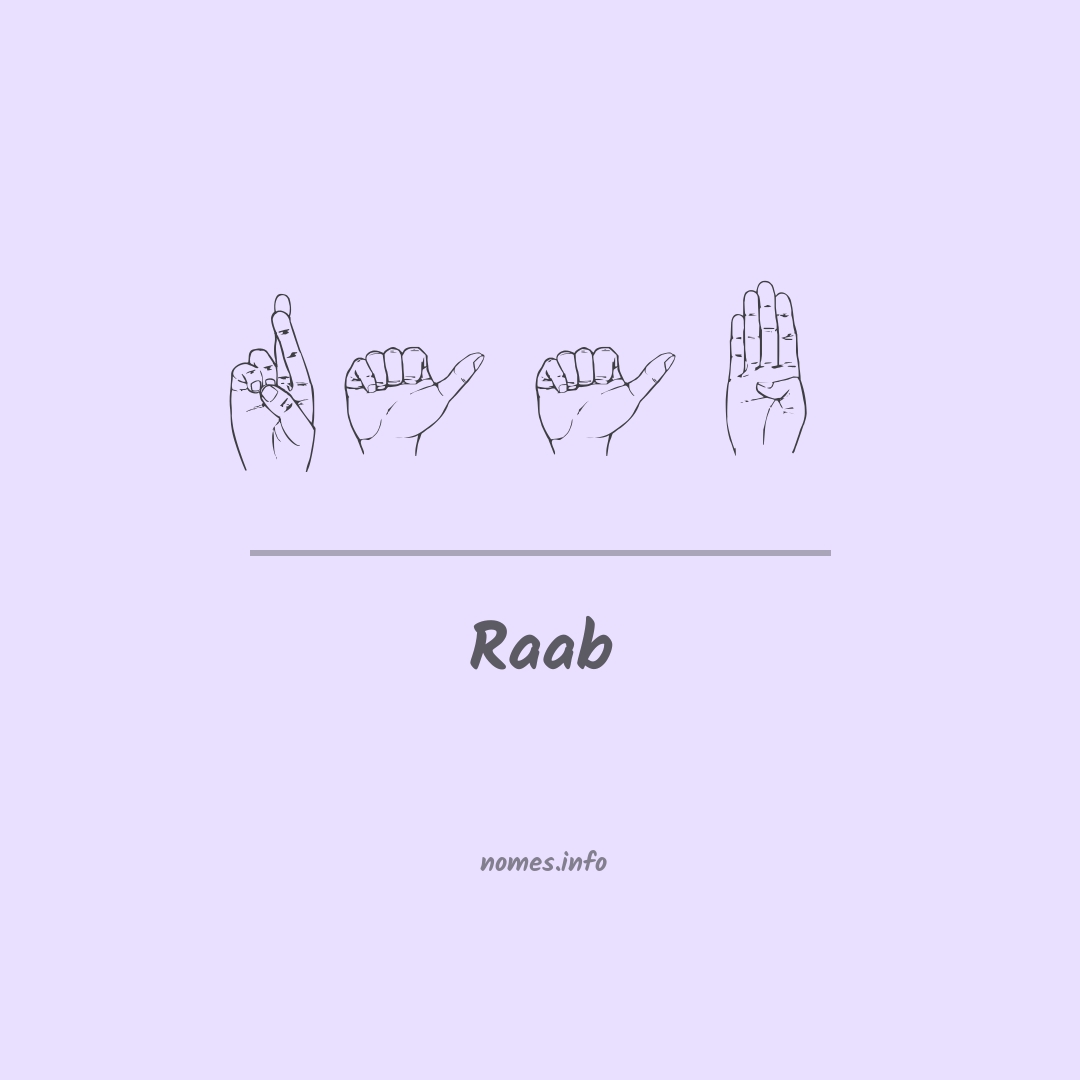 Raab em Libras