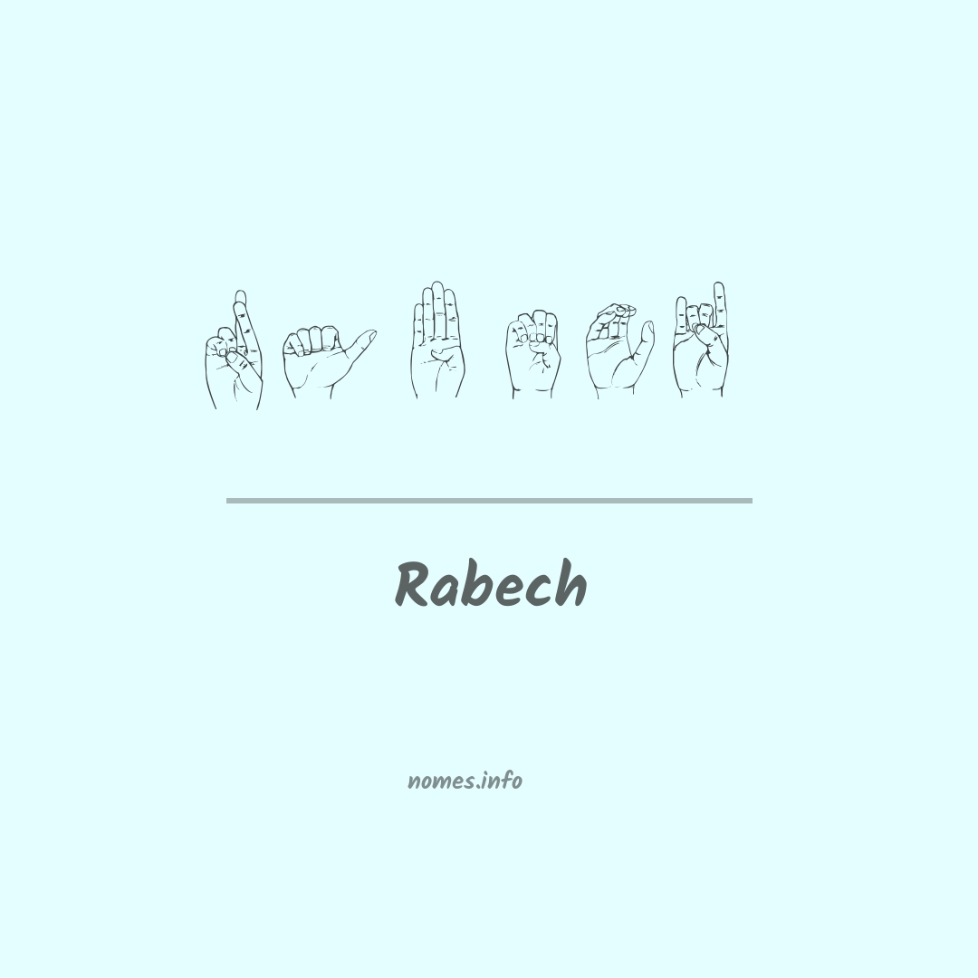 Rabech em Libras