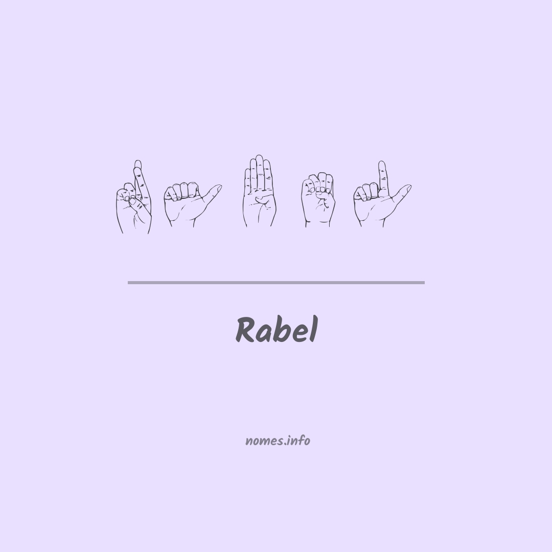 Rabel em Libras