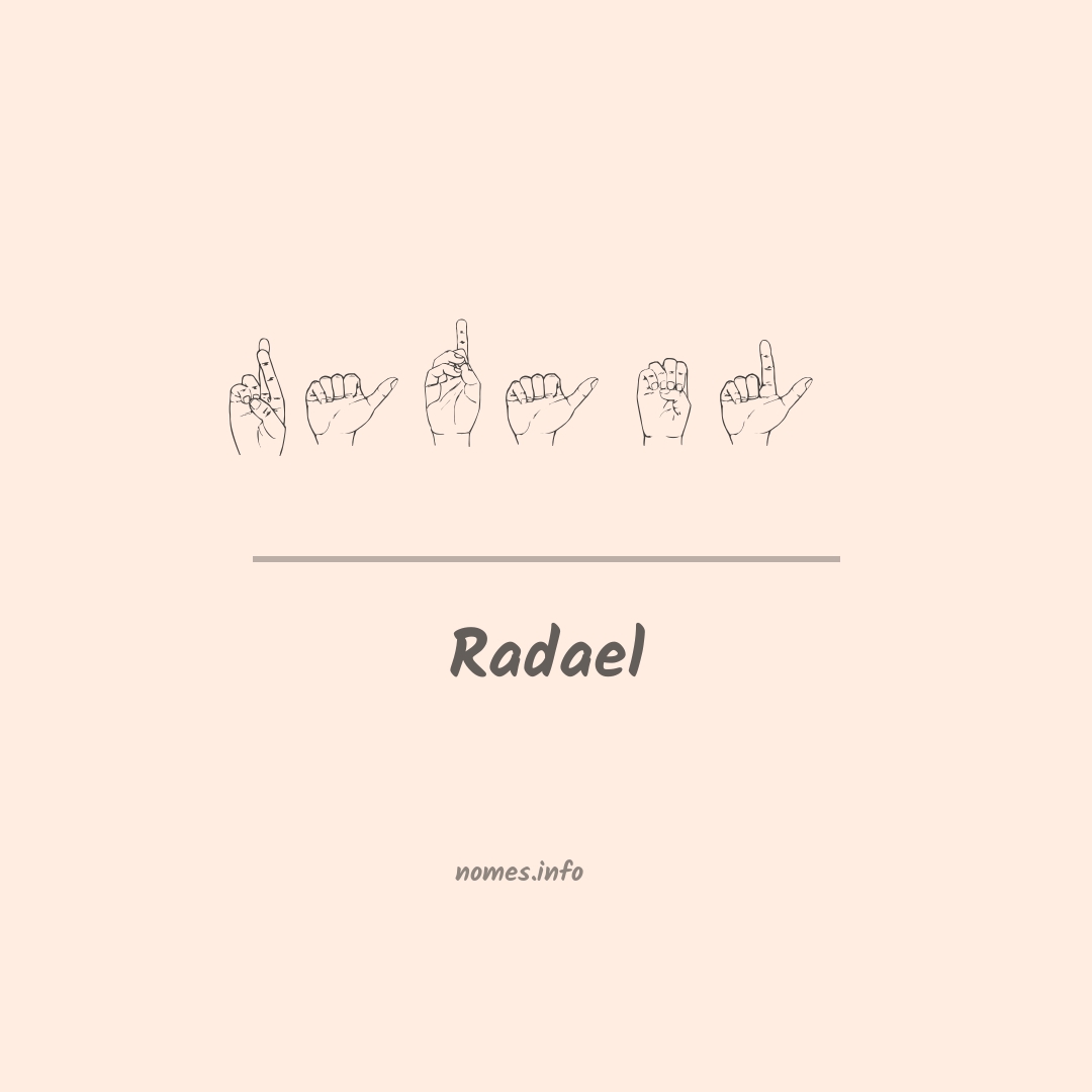 Radael em Libras