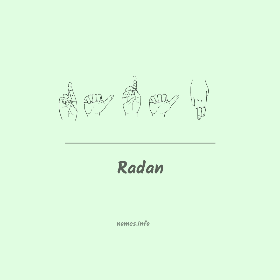 Radan em Libras
