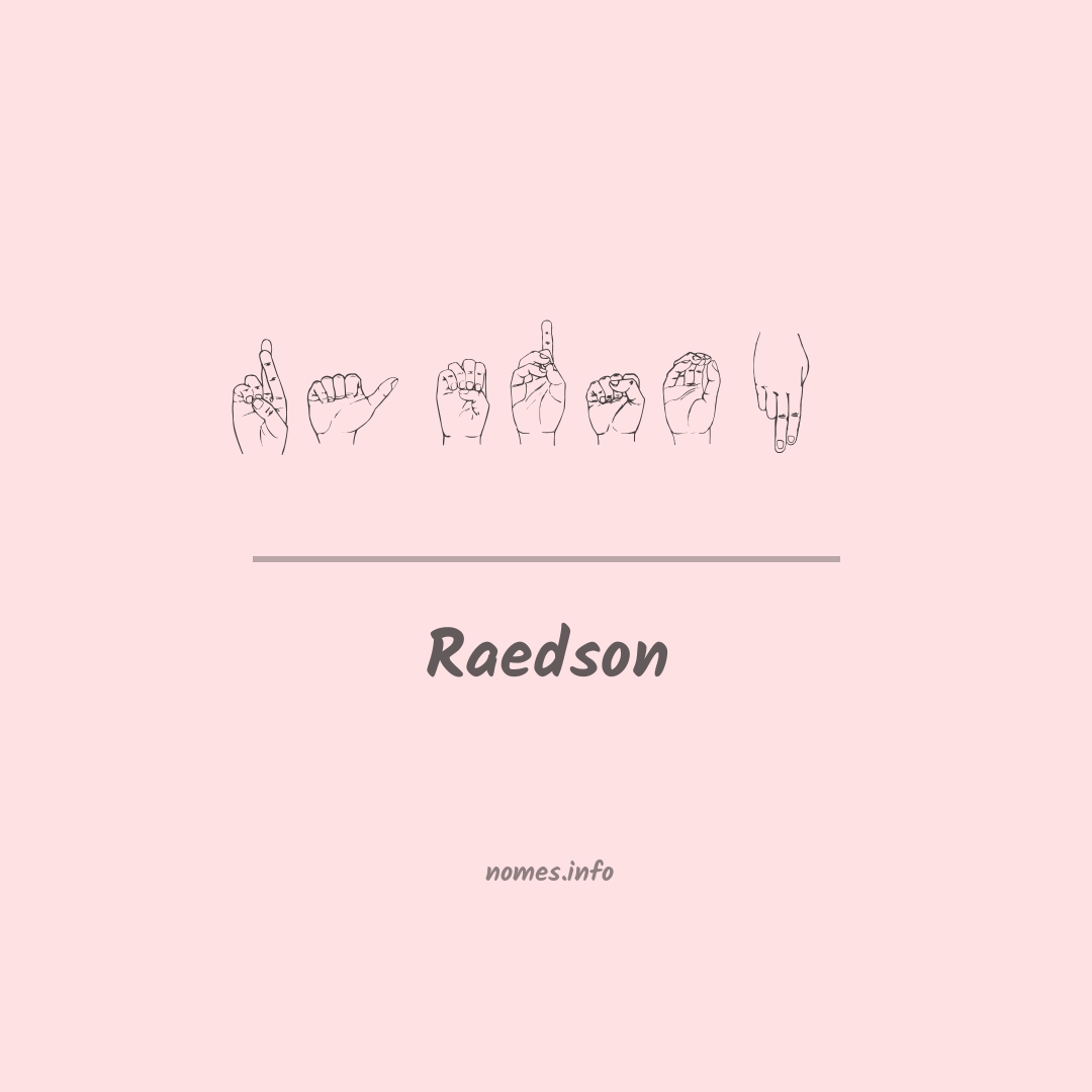 Raedson em Libras