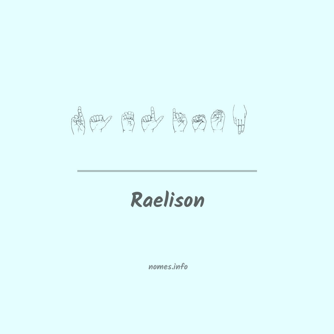 Raelison em Libras