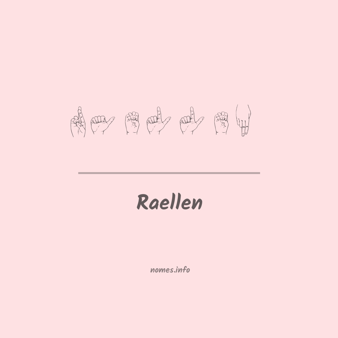 Raellen em Libras