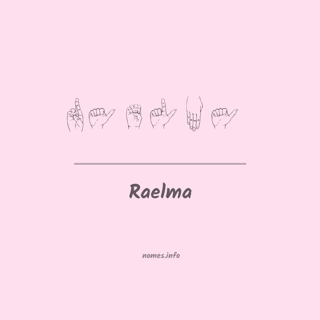 Raelma em Libras
