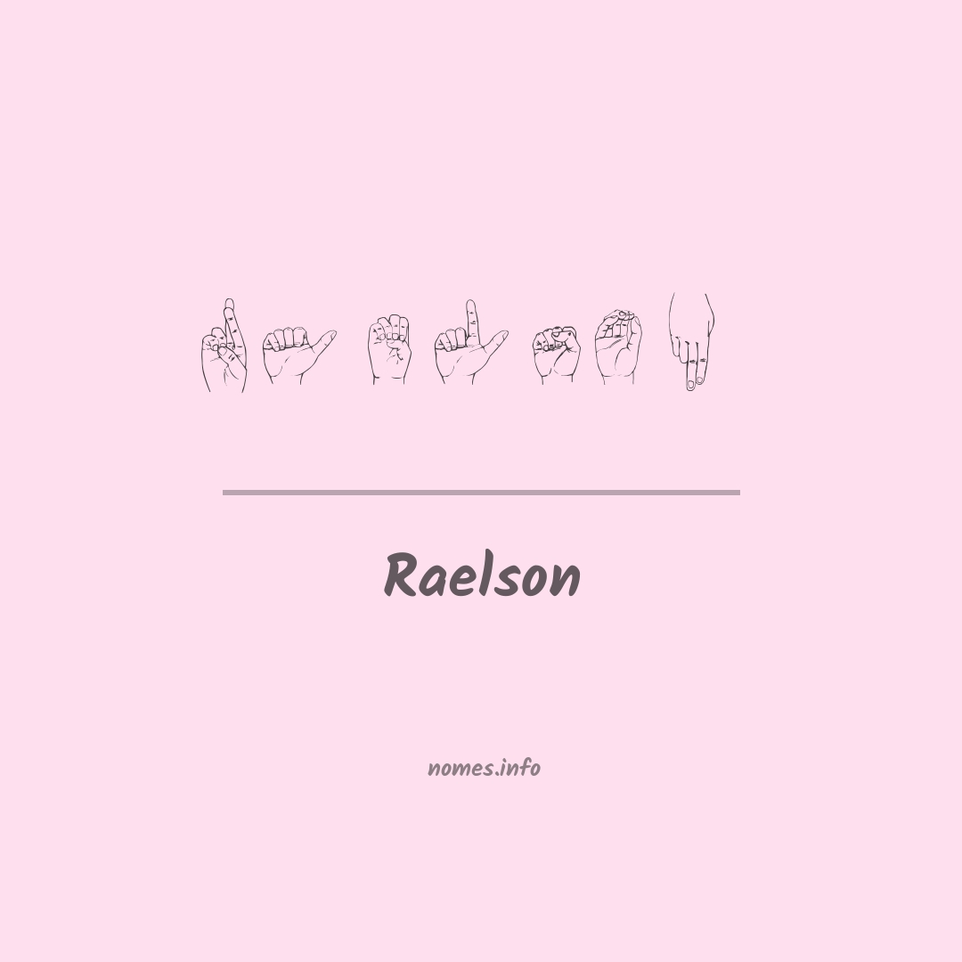 Raelson em Libras