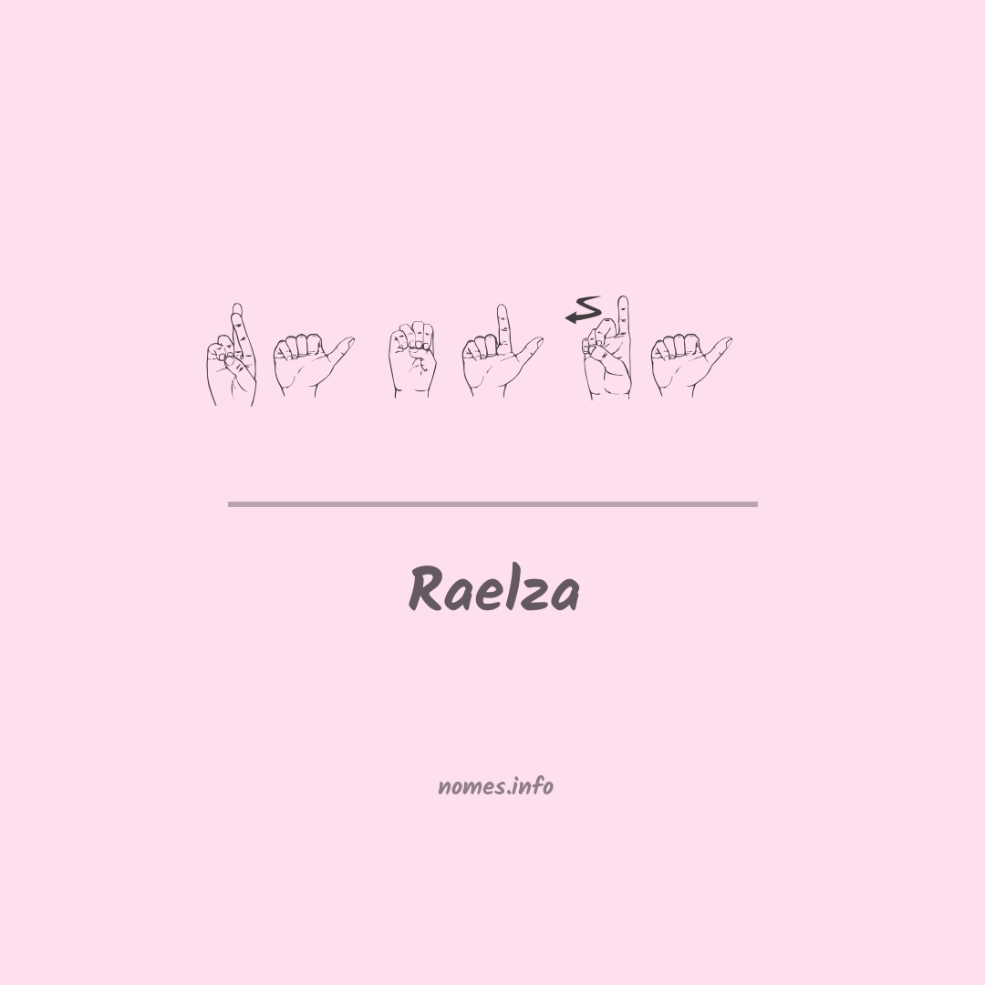 Raelza em Libras