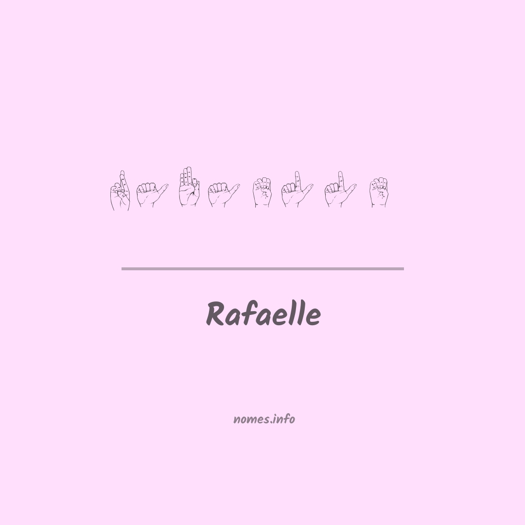 Rafaelle em Libras