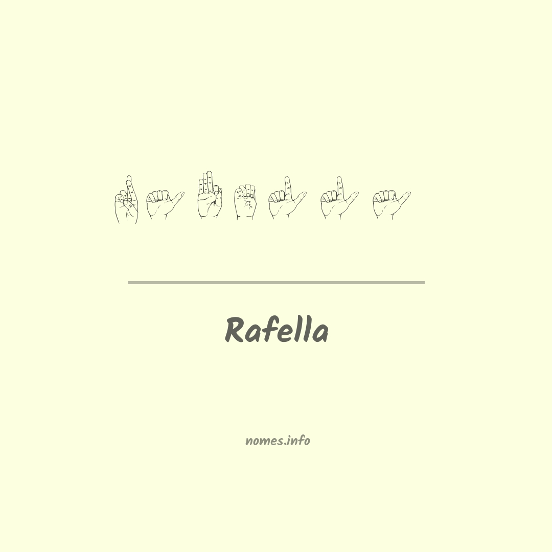 Rafella em Libras