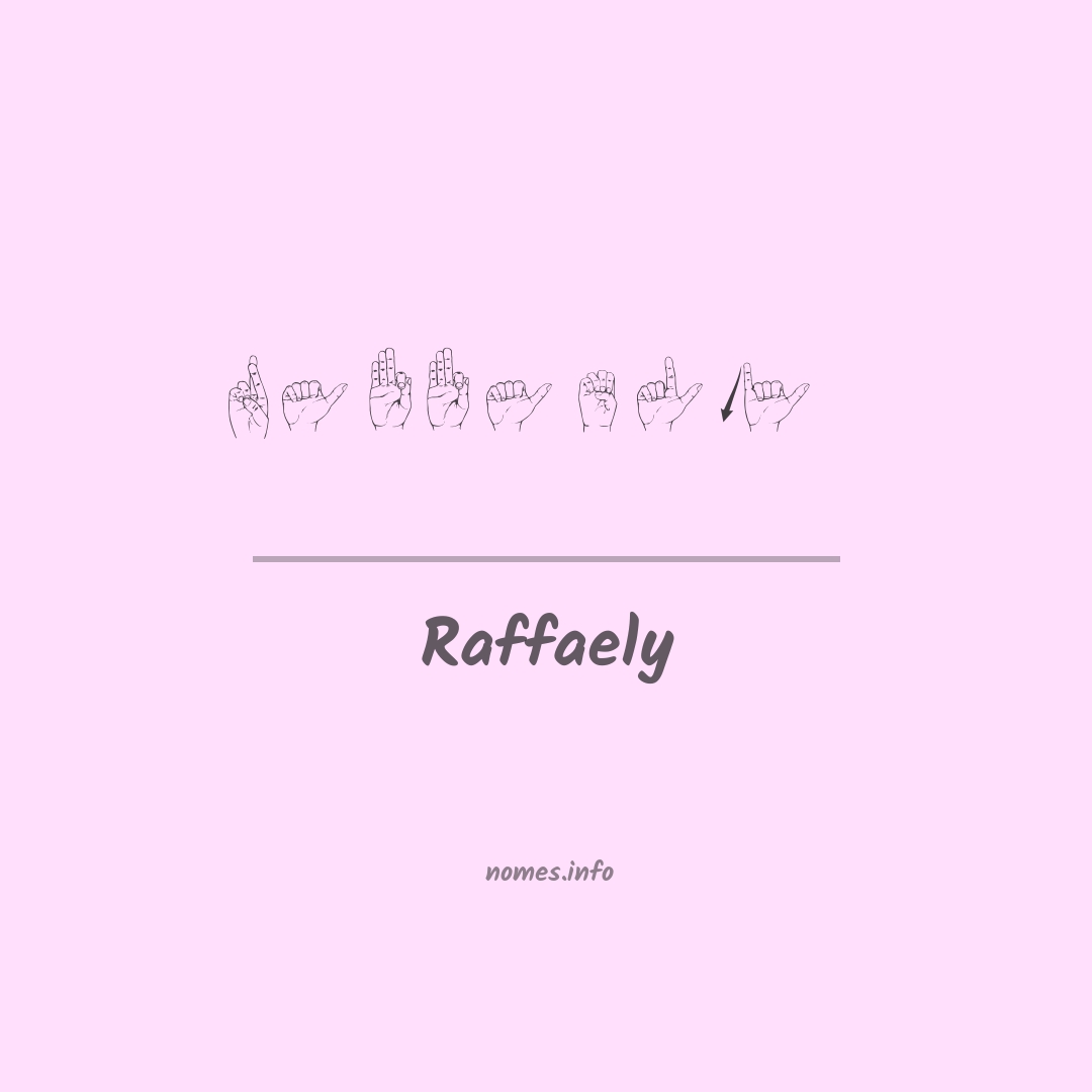 Raffaely em Libras