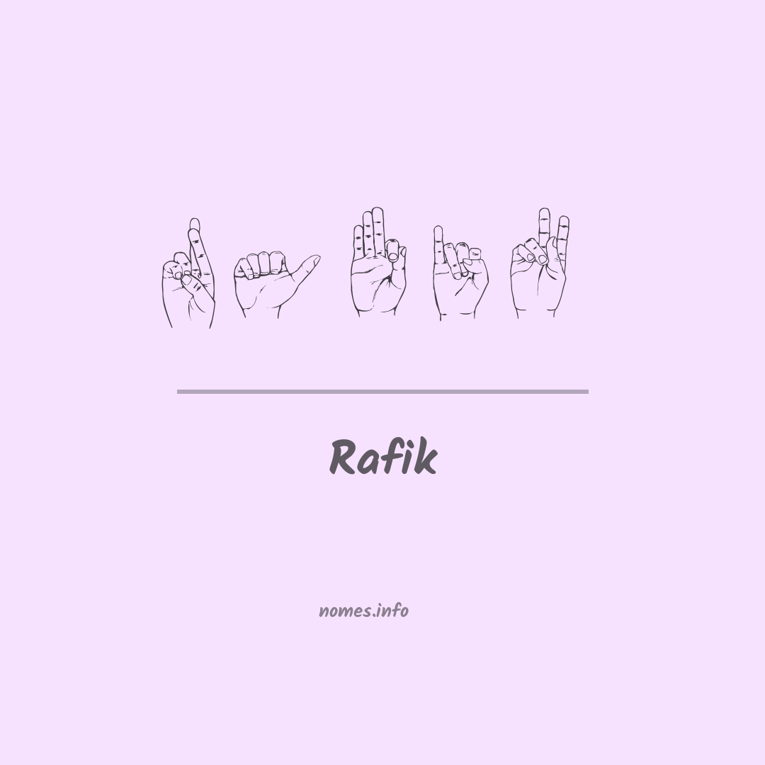 Rafik em Libras