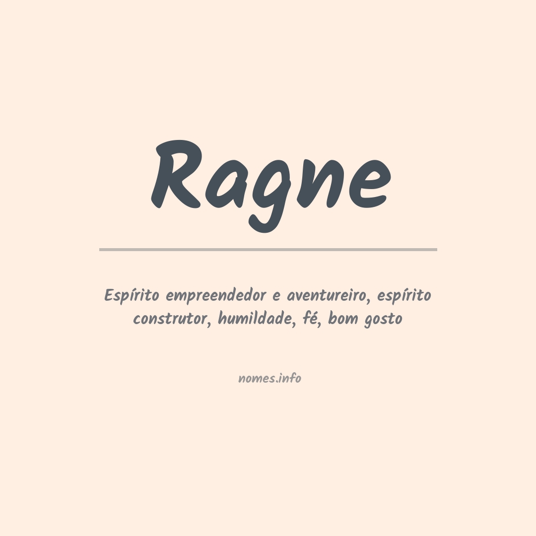 Significado do nome Ragne