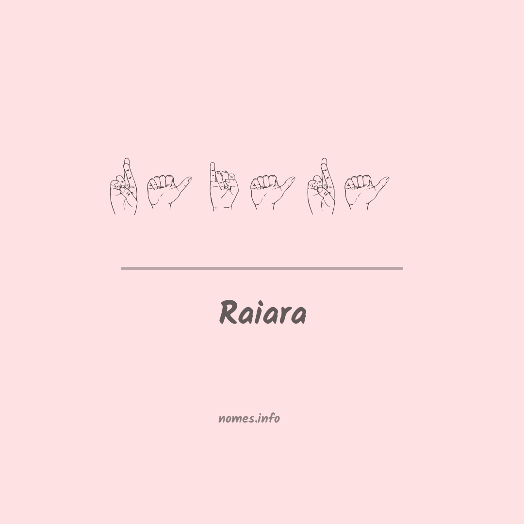 Raiara em Libras