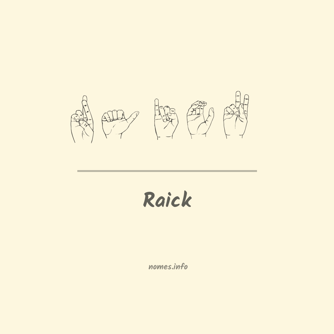 Raick em Libras