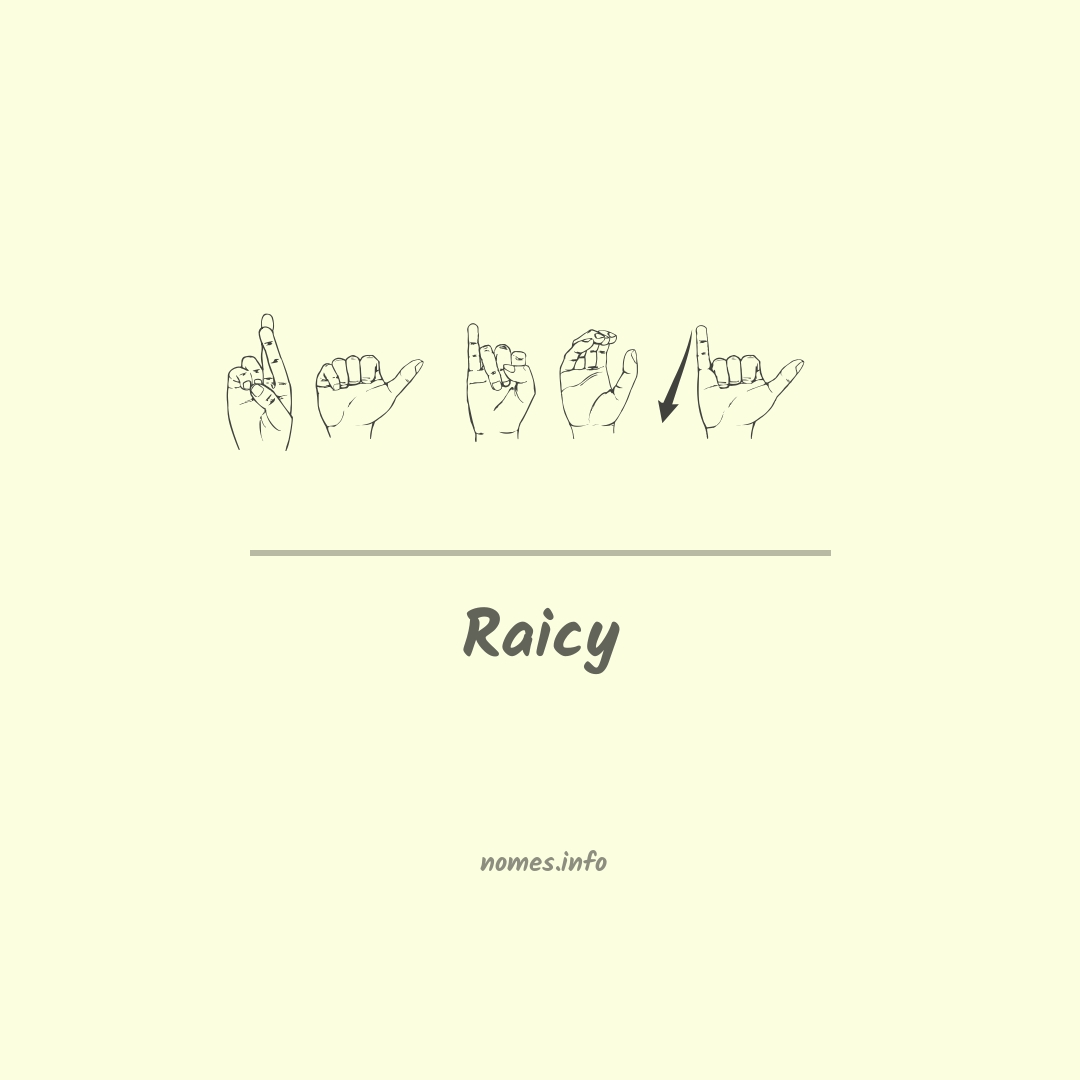 Raicy em Libras