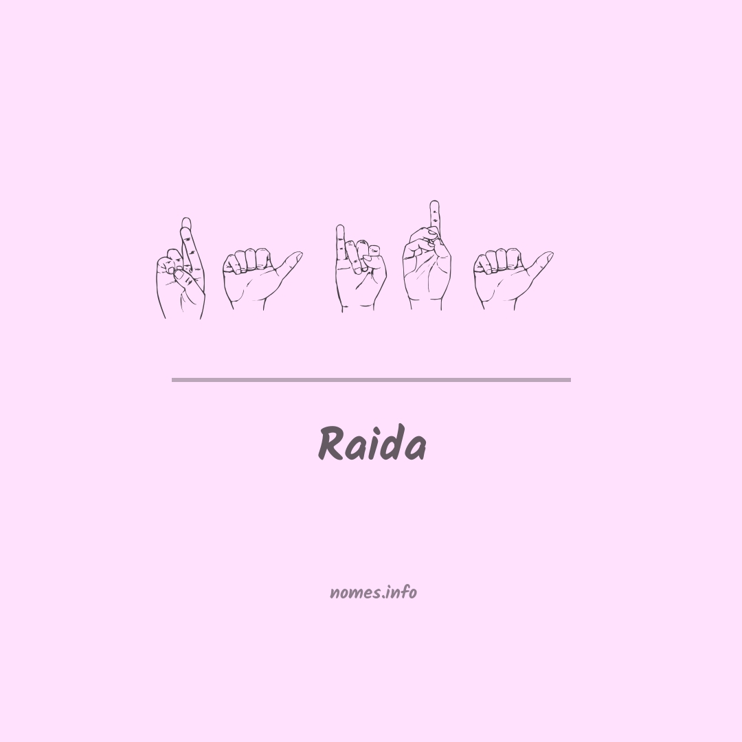Raida em Libras