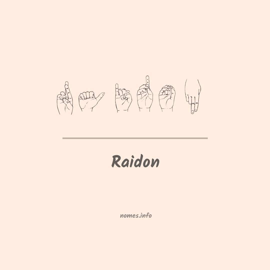 Raidon em Libras