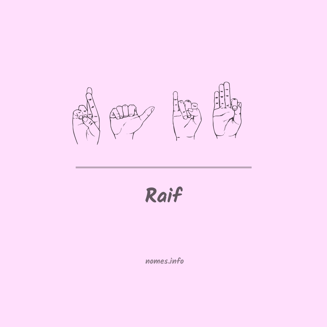 Raif em Libras