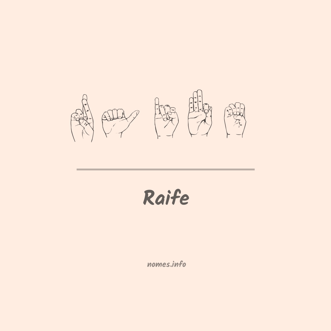 Raife em Libras