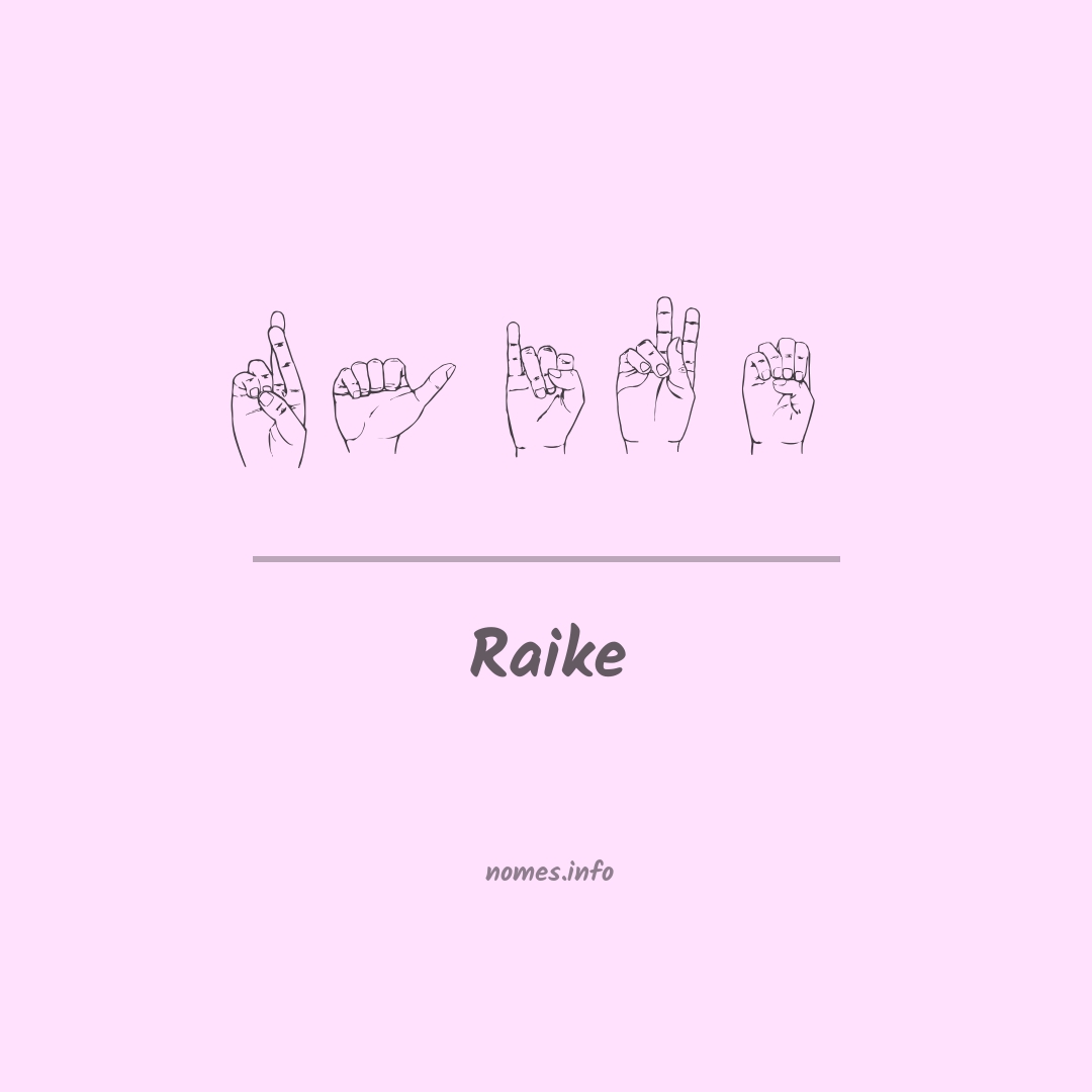 Raike em Libras