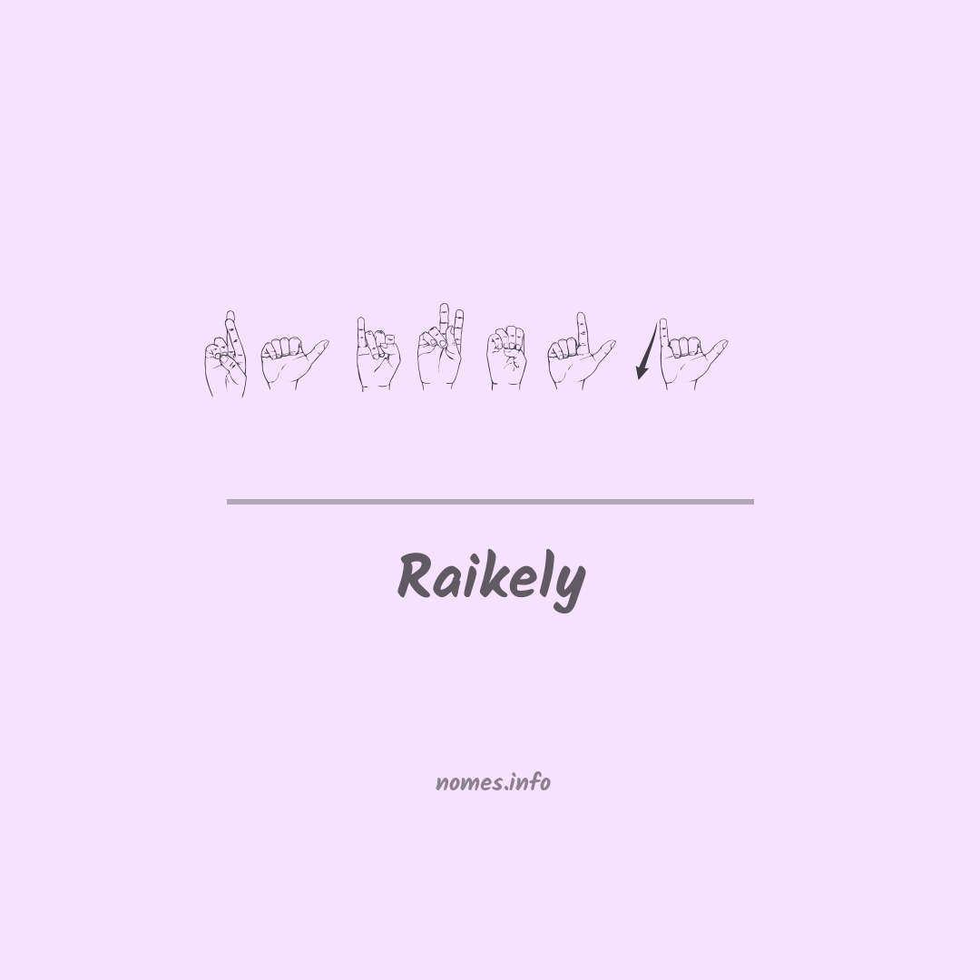 Raikely em Libras