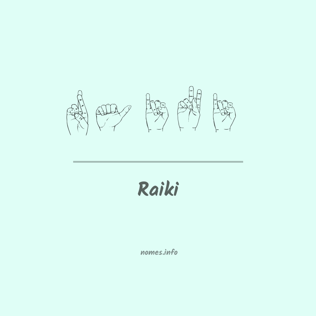 Raiki em Libras