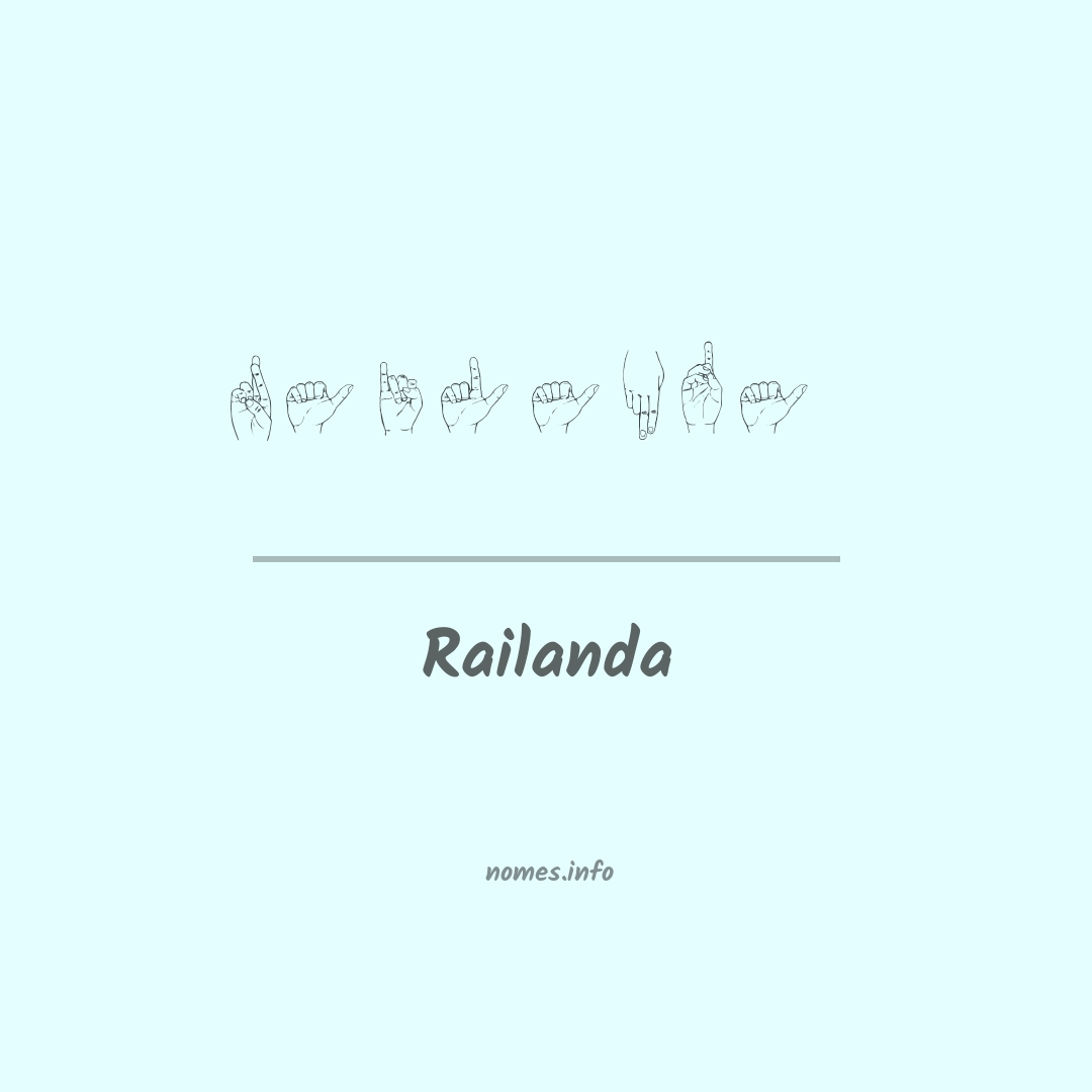Railanda em Libras