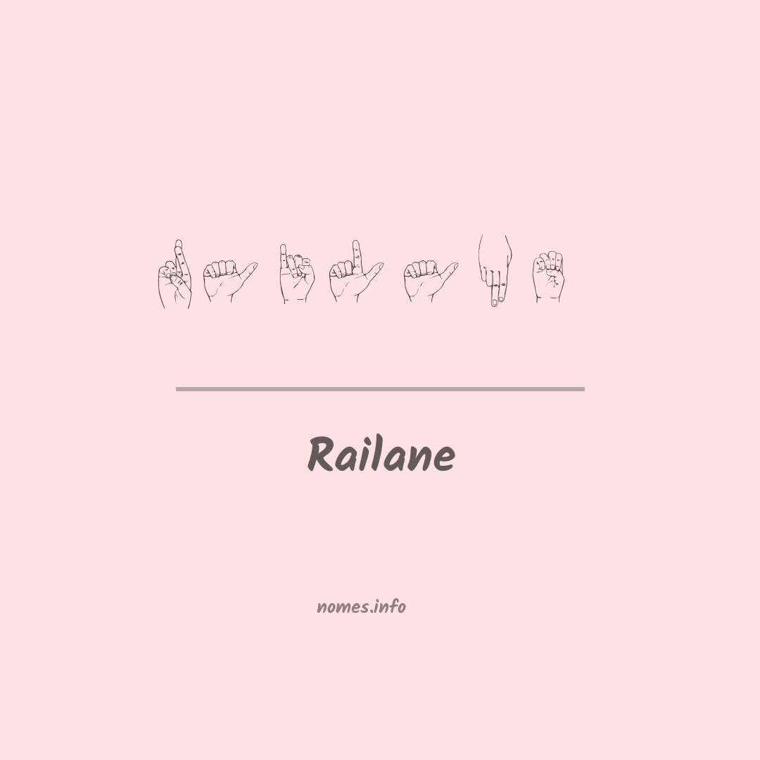 Railane em Libras