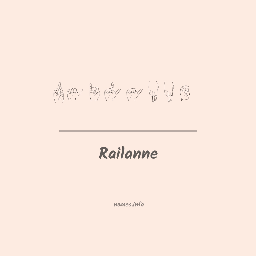 Railanne em Libras