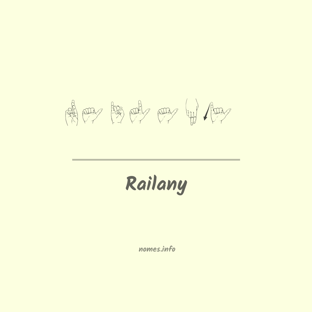 Railany em Libras