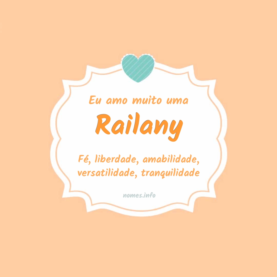 Eu amo muito Railany