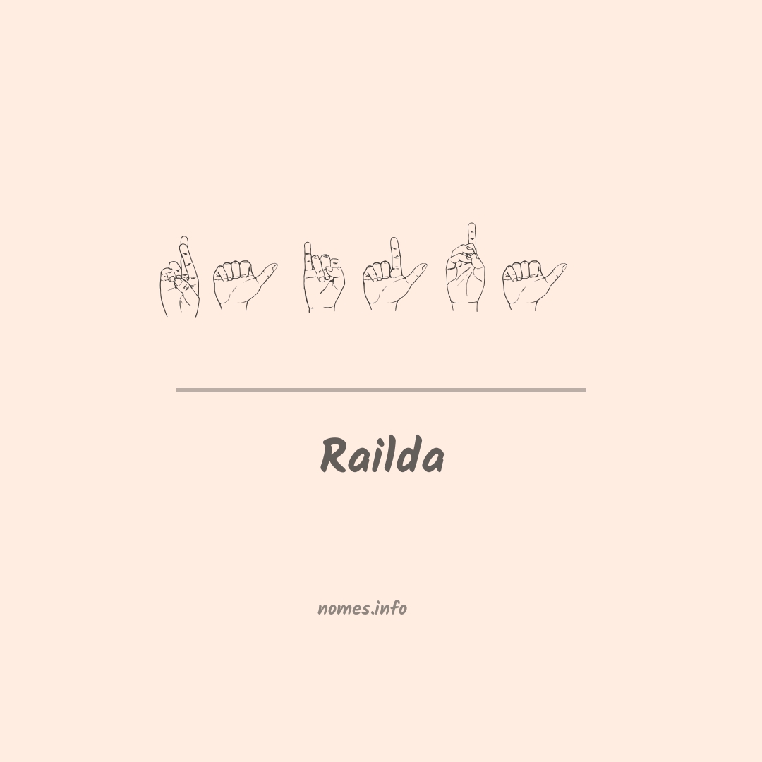 Railda em Libras