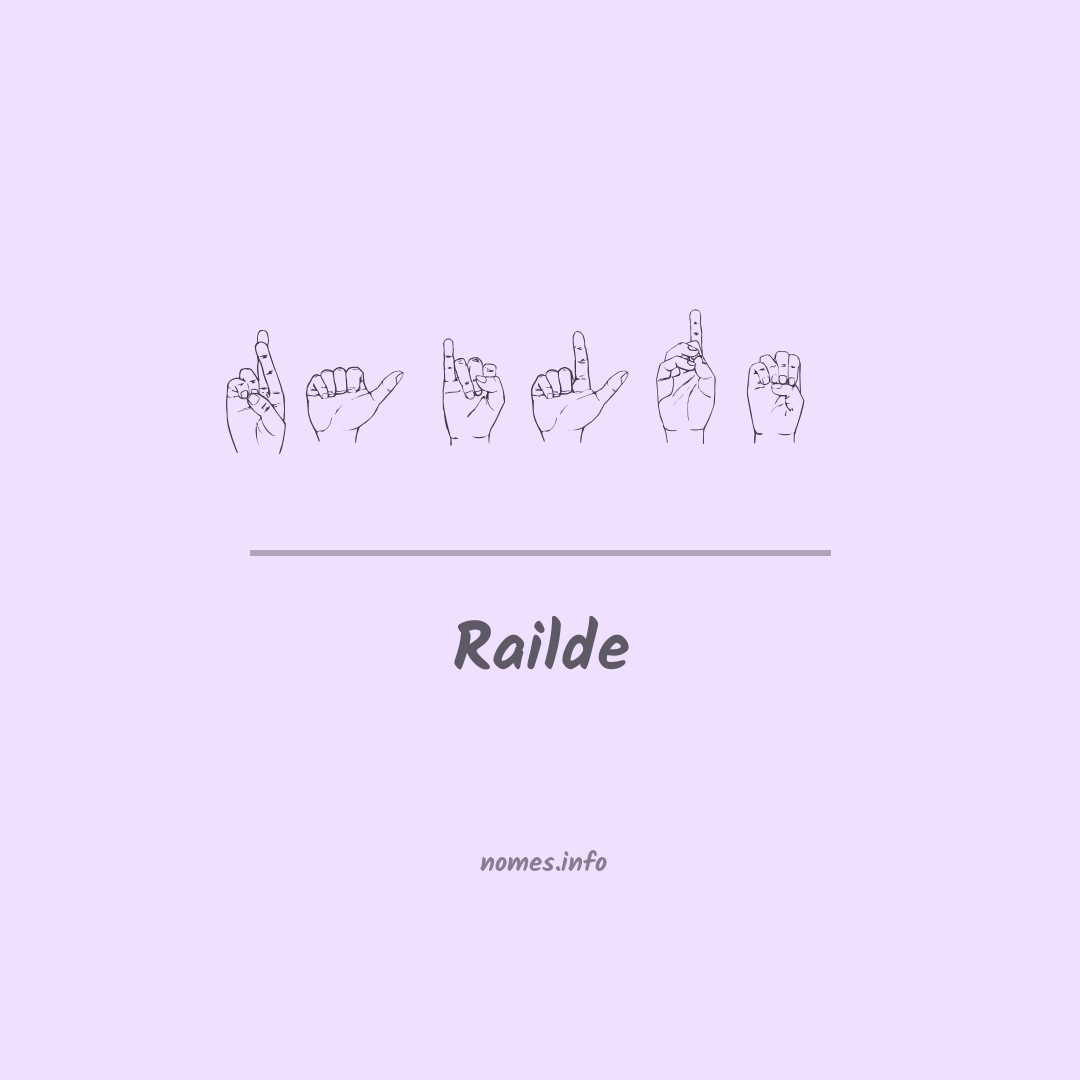 Railde em Libras